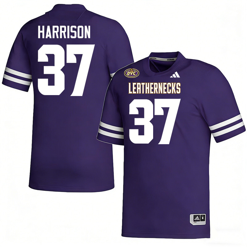 Western Illinois Leathernecks #37 Rodney Harrison College Football Jerseys,Uniforms-Purple